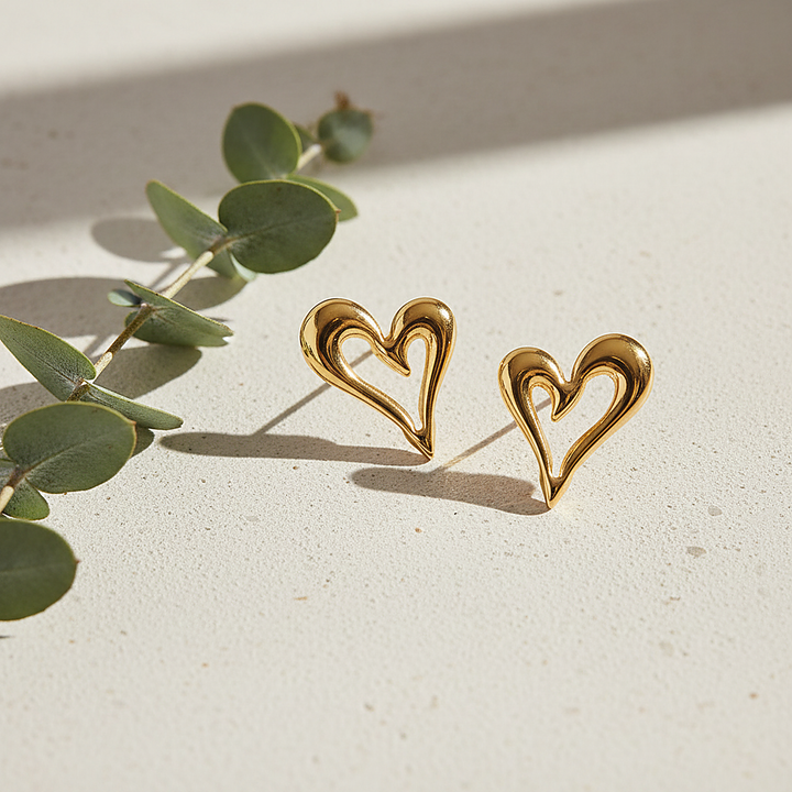 Boucles d’oreilles Lioria dorées