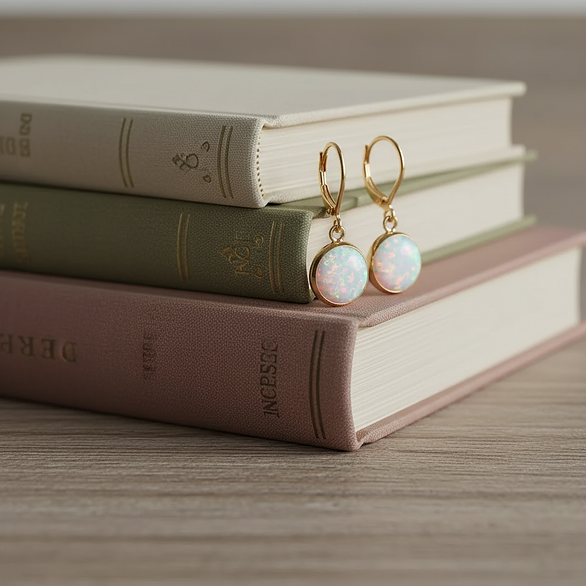 Boucles d’oreilles Ondina en opale