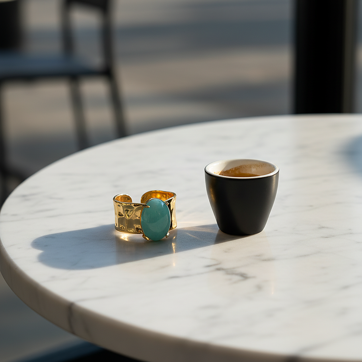 Kirschroter Ring