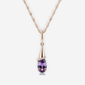Collar Beatrice de cristal