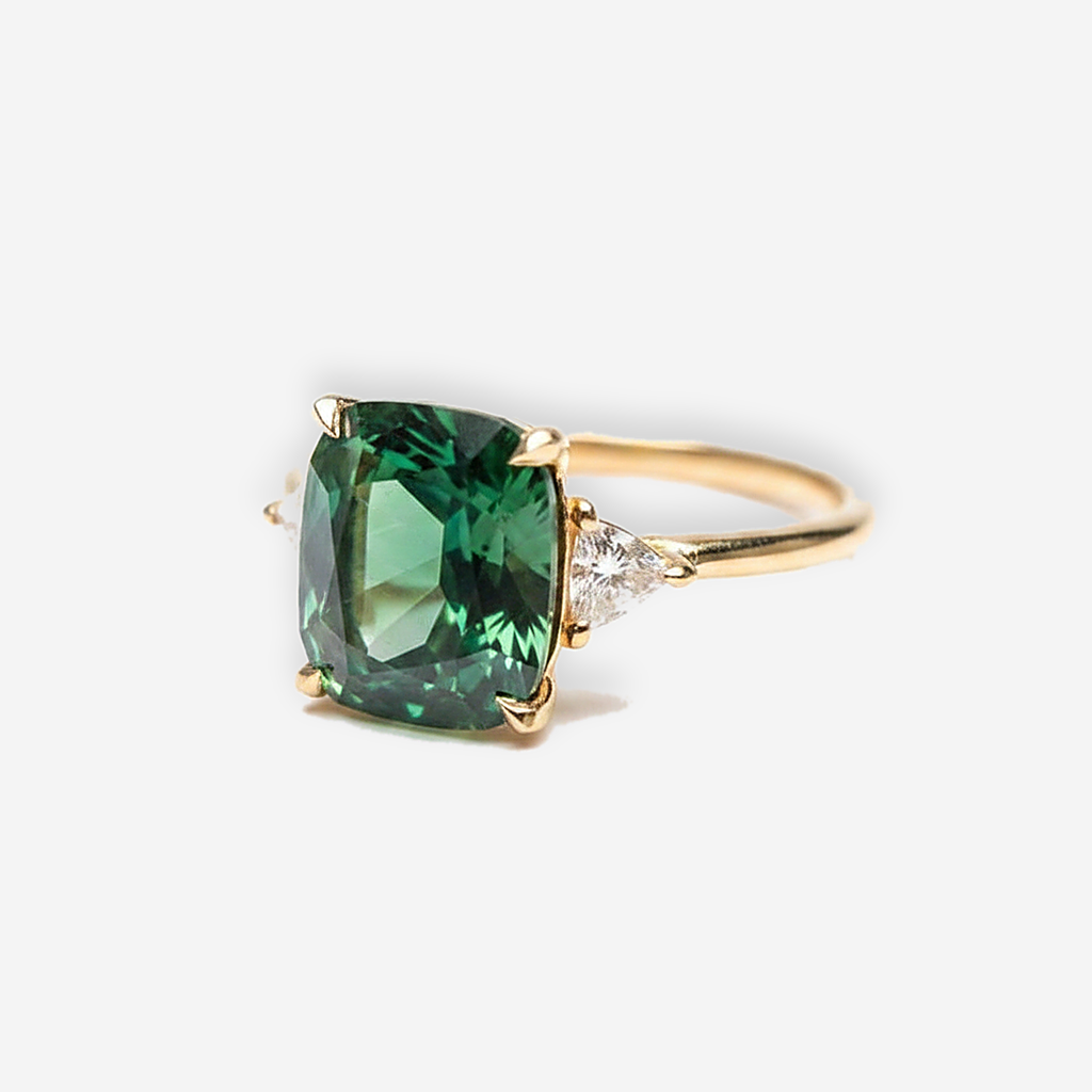 Esme Green Zircon Ring