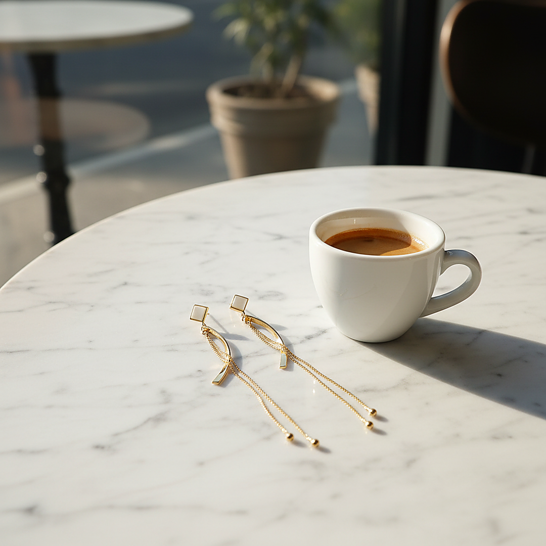 Boucles d’oreilles Seraphine en opale