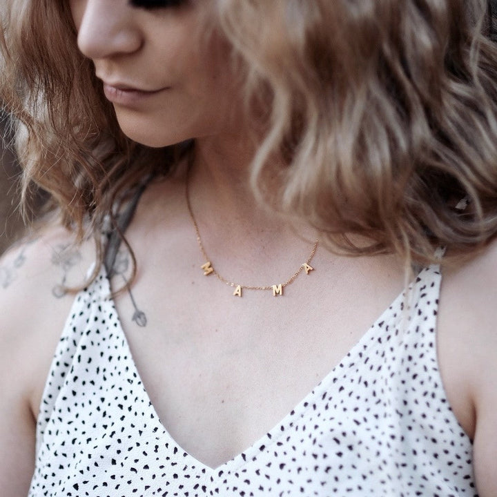 The MAMA Letter Necklace