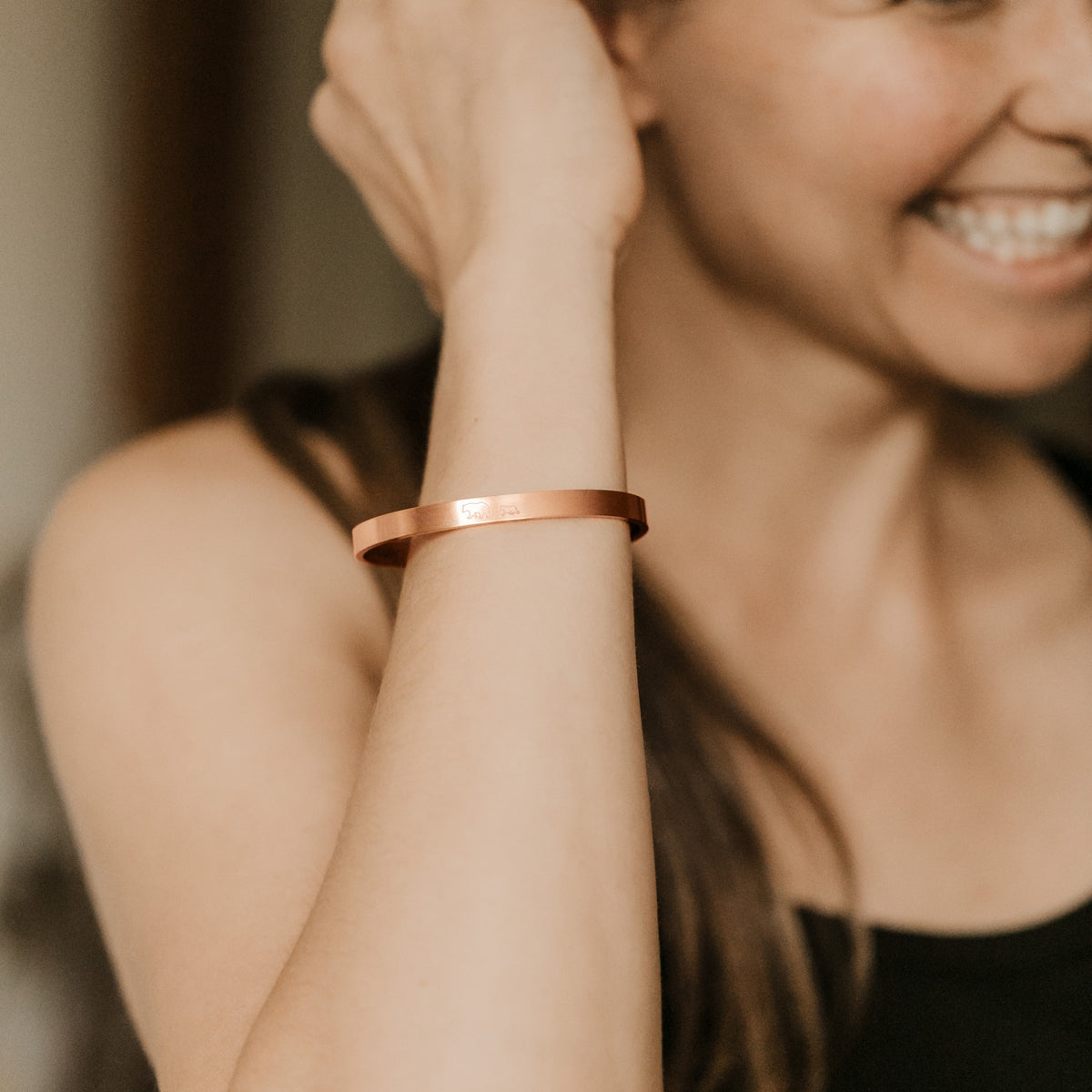 Smuk pige, du kan klare svære ting - armbånd med åbning