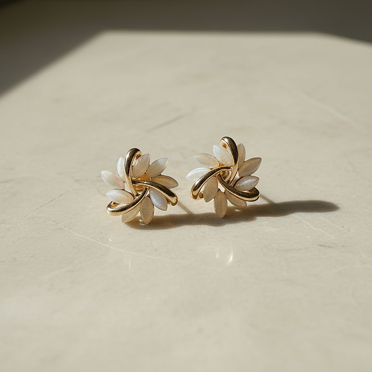 Beatrice Opal Earrings