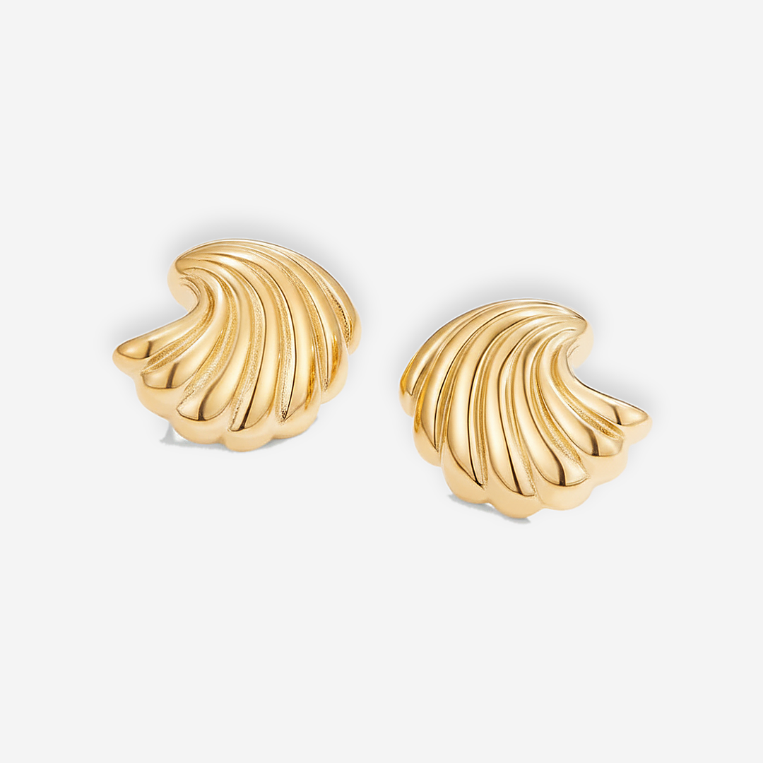 Golden Shell Earrings