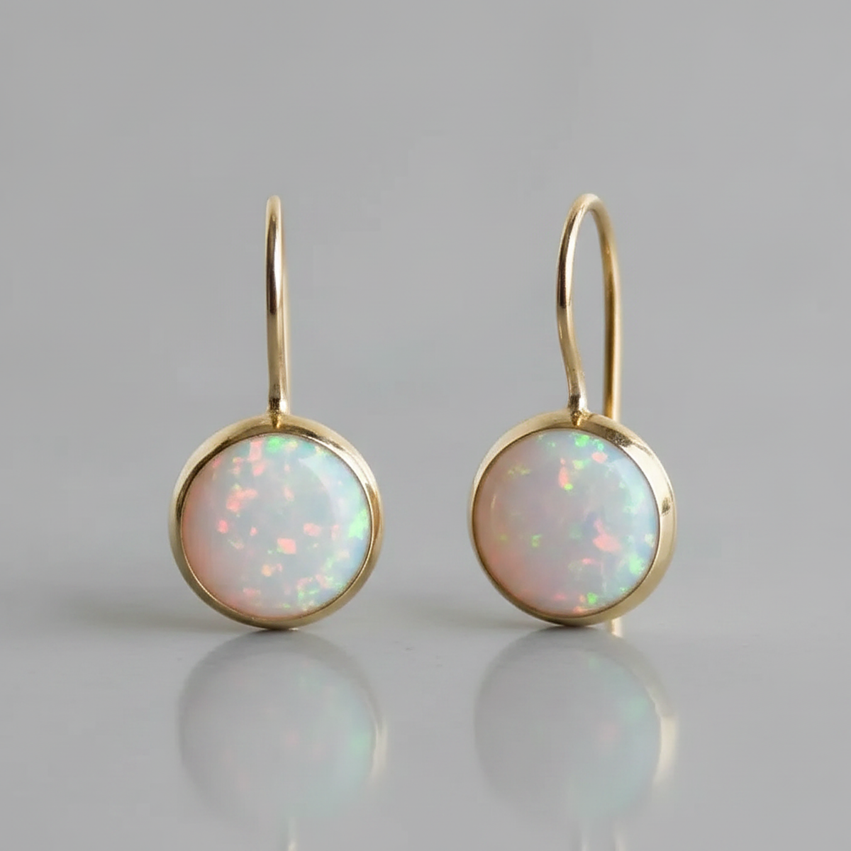 Boucles d’oreilles Ondina en opale