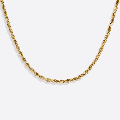 Collana con catena a corda da 2mm