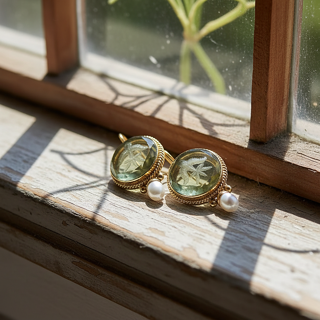 Boucles d’oreilles Cosette en perles
