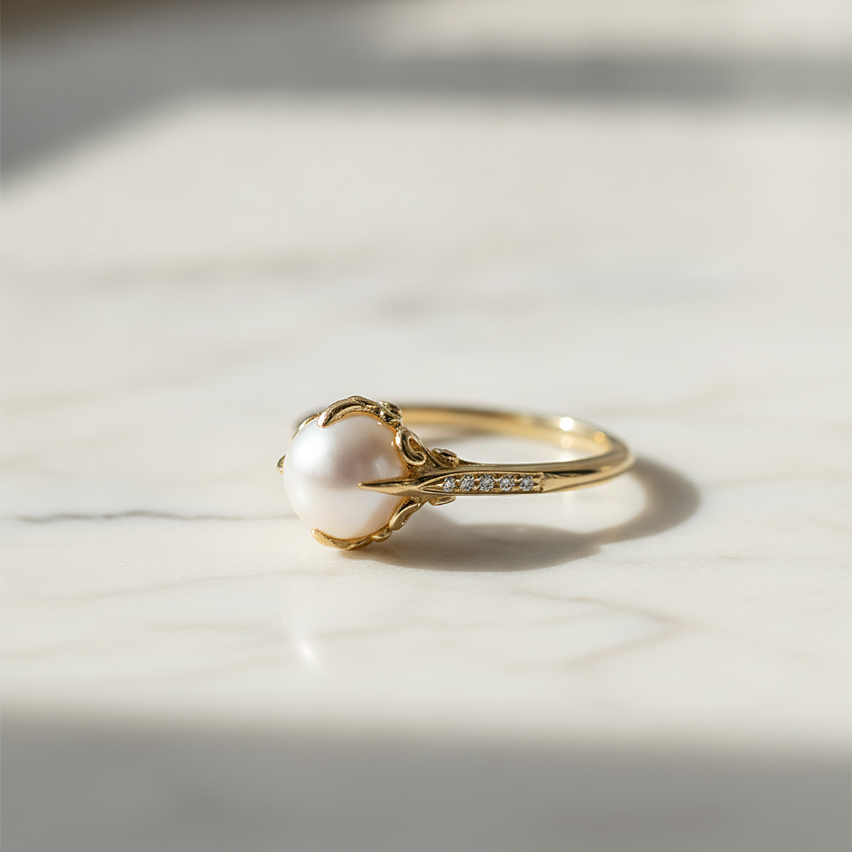 Anello Giada Pearl