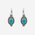 Boucles d’oreilles Calla turquoise
