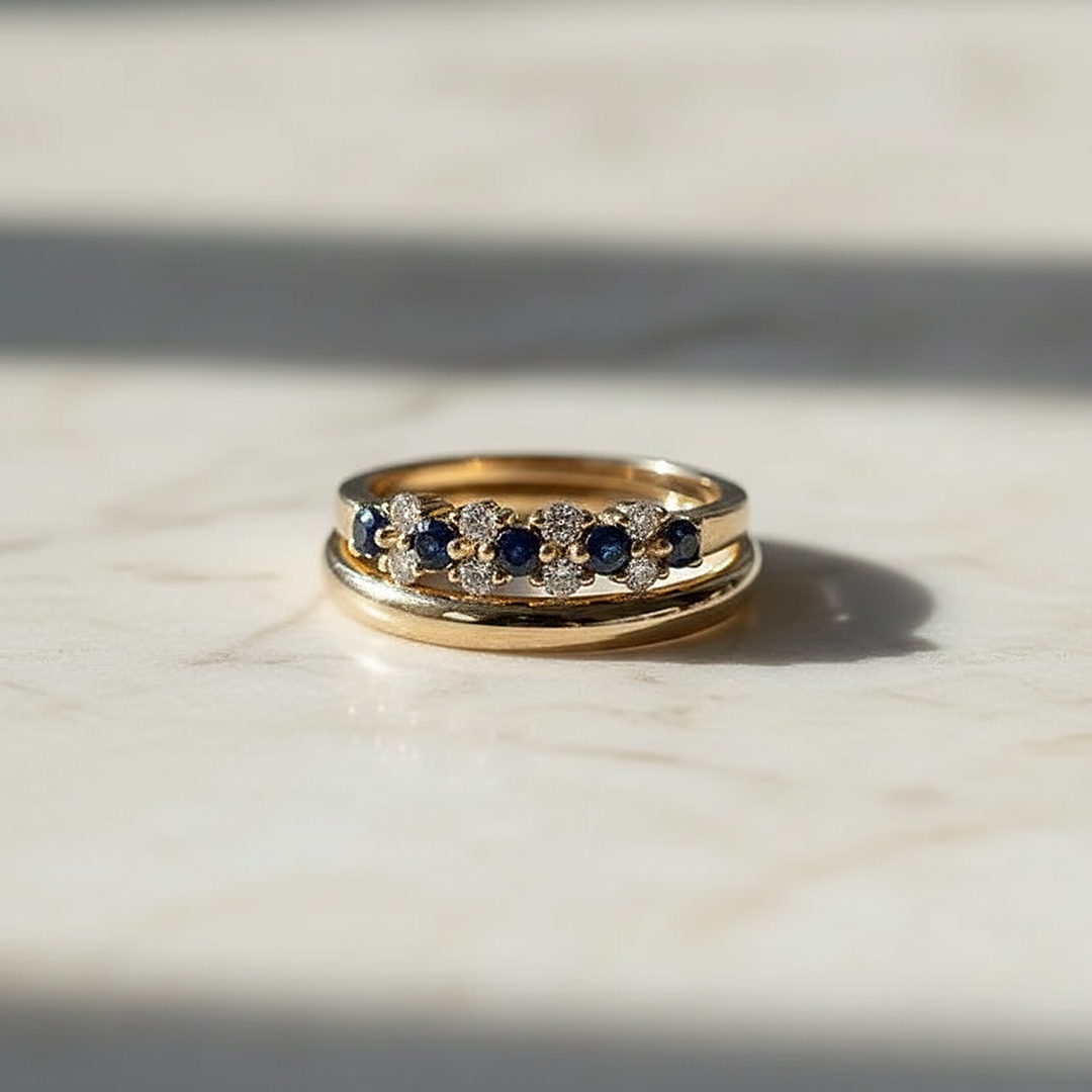 Anillo Rhea de zirconia