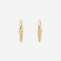 Artie Layered Crystal Hoops