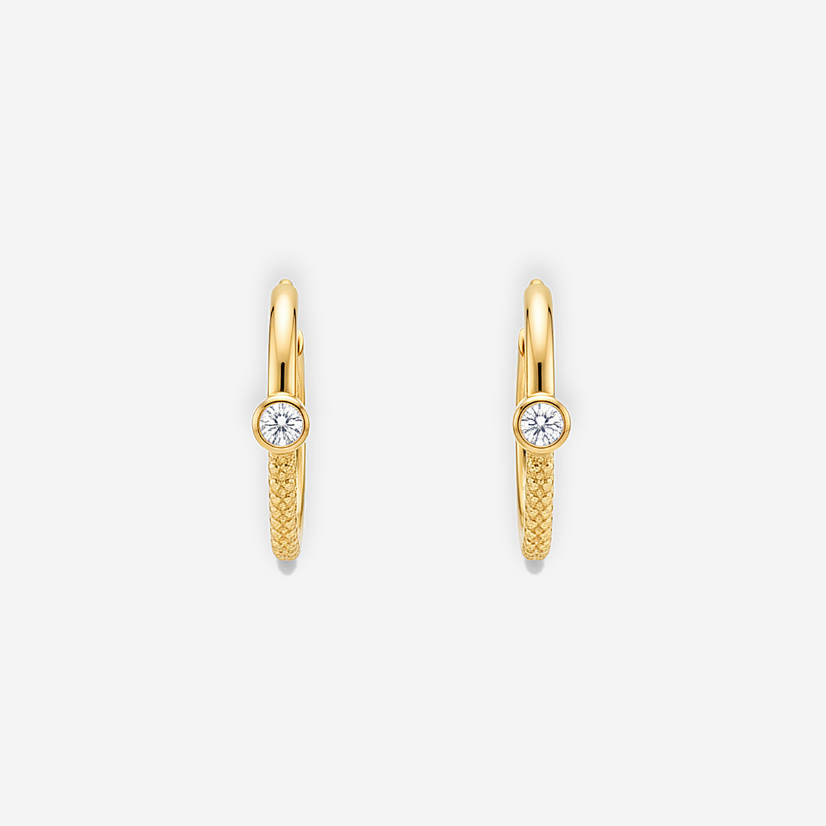 Artie Layered Crystal Hoops