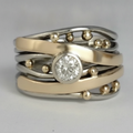 Anillo Oceane de circonita cúbica