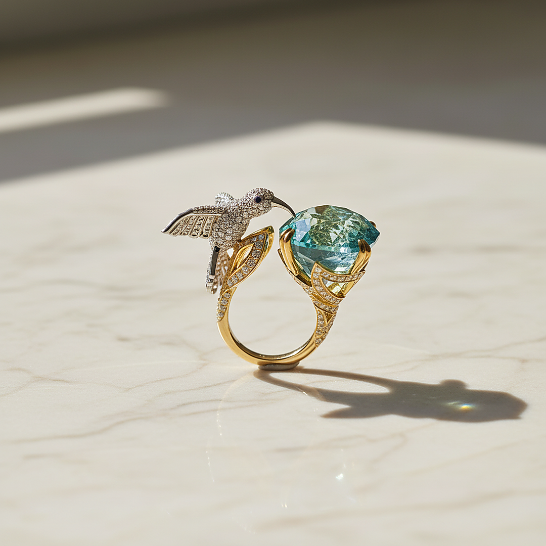 Elowen Aquamarine Ring