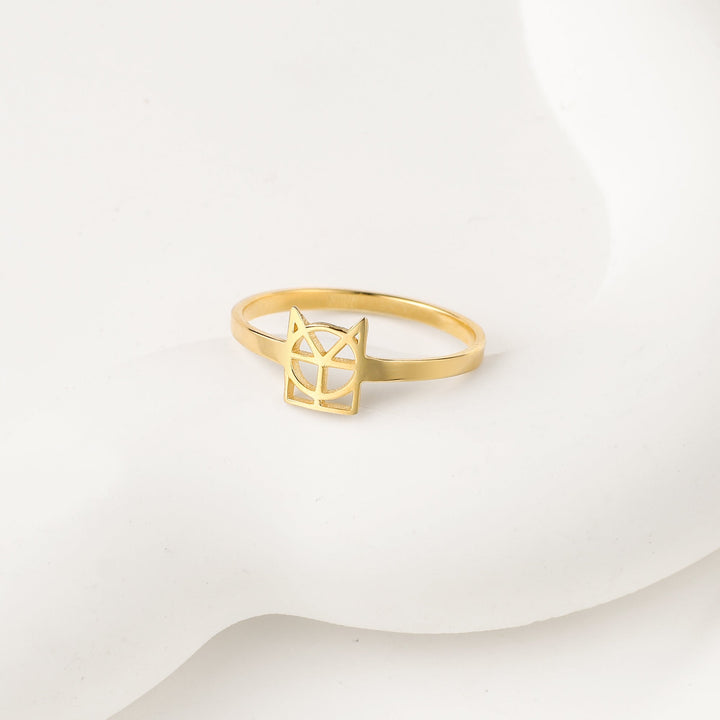Bague à monogramme avec prénom