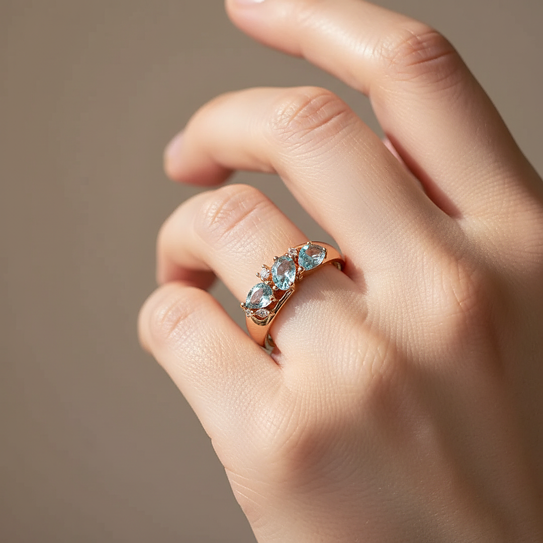 Aurore-Zirkonia-Ring