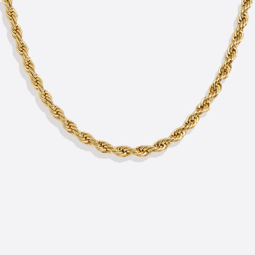 Collana con catena a corda da 4mm