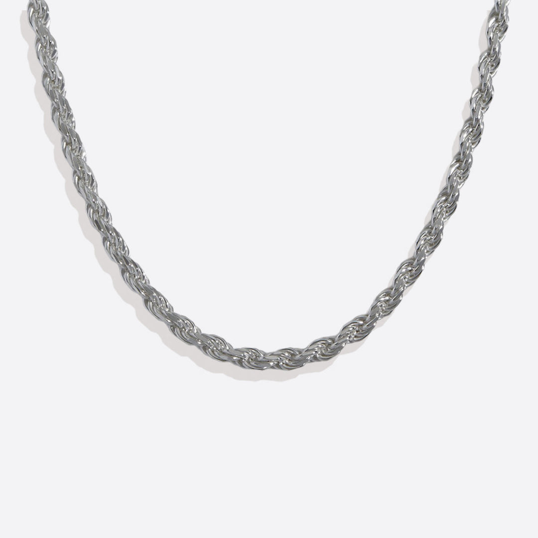 Collar de cadena de cuerda de 4 mm
