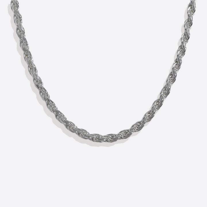 Collar de cadena de cuerda de 4 mm