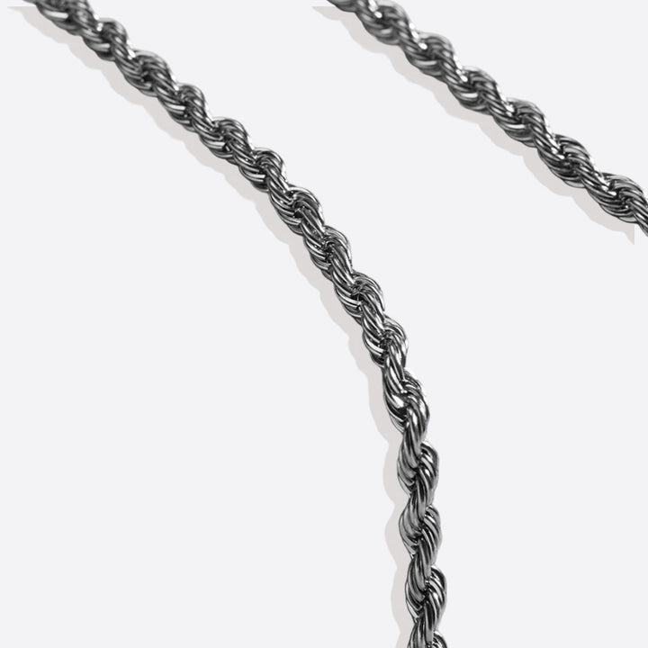 Collar de cadena de cuerda de 4 mm