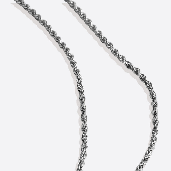 Collar de cadena de cuerda de 4 mm