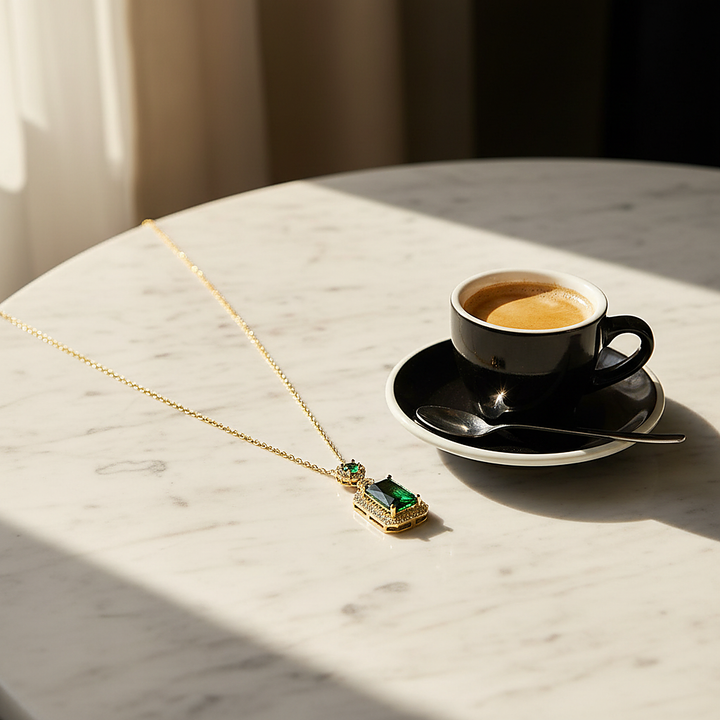 Adeline Emerald Necklace
