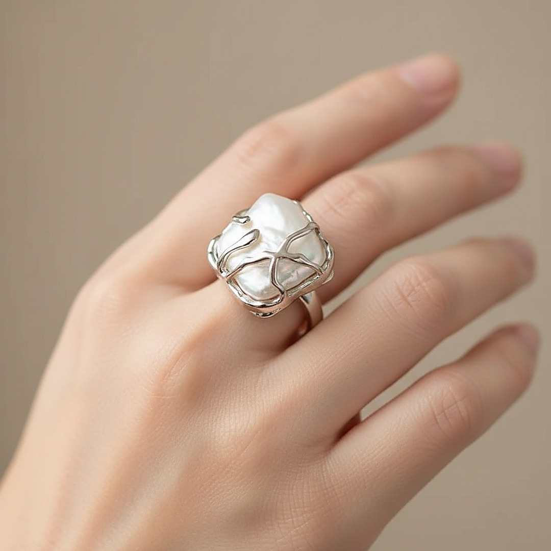 Yvaine Pearl Ring