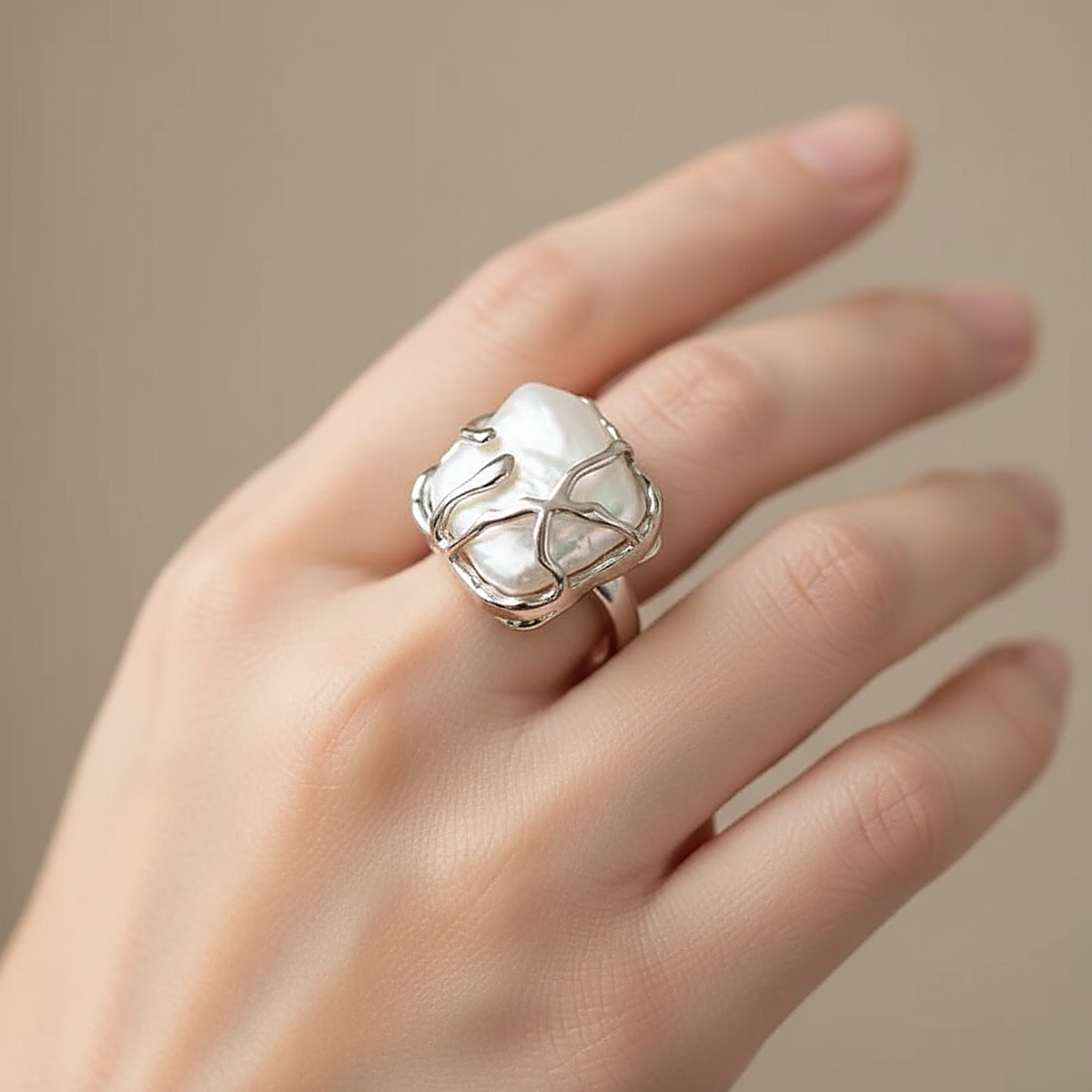 Yvaine Pearl Ring