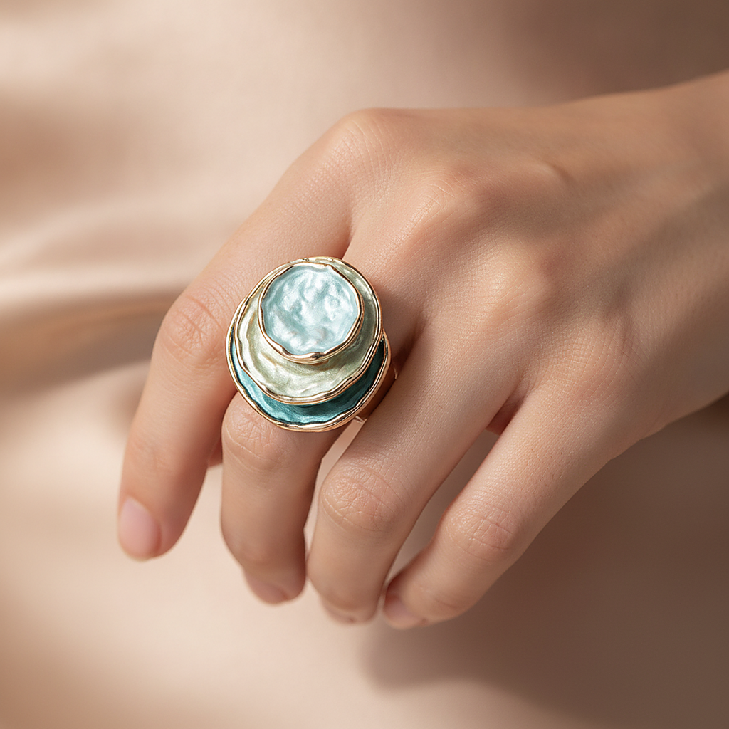 Juniper ring worn