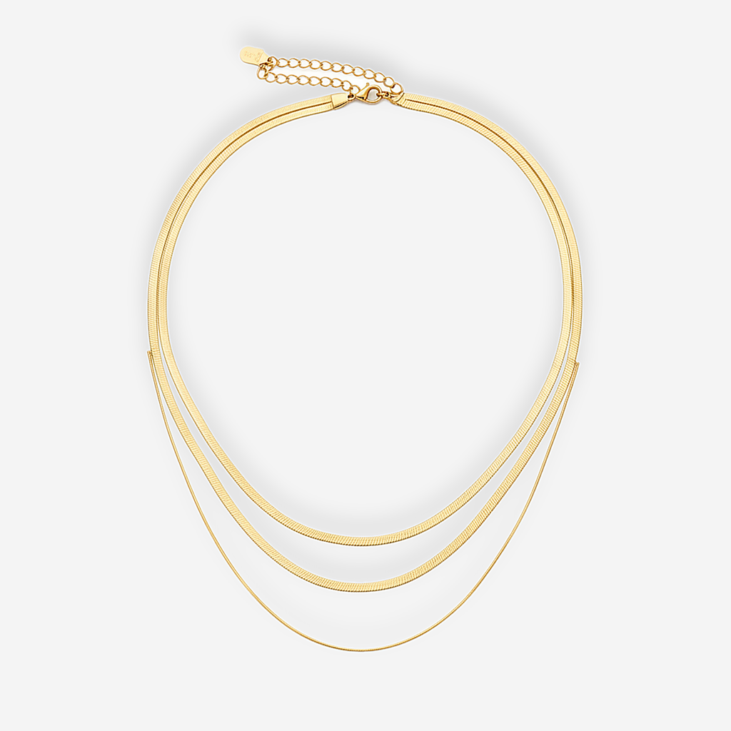 Elowen Gold Layered Necklace