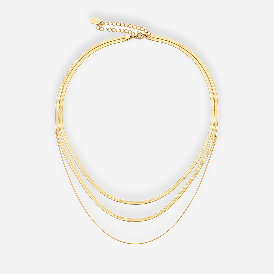 Elowen Gold Layered Necklace