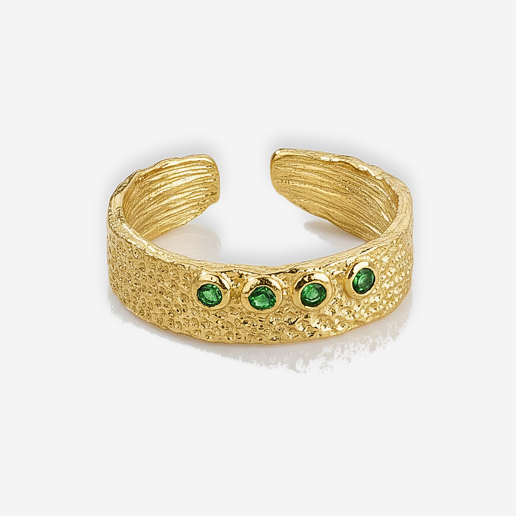 Opaline Emerald Cuff