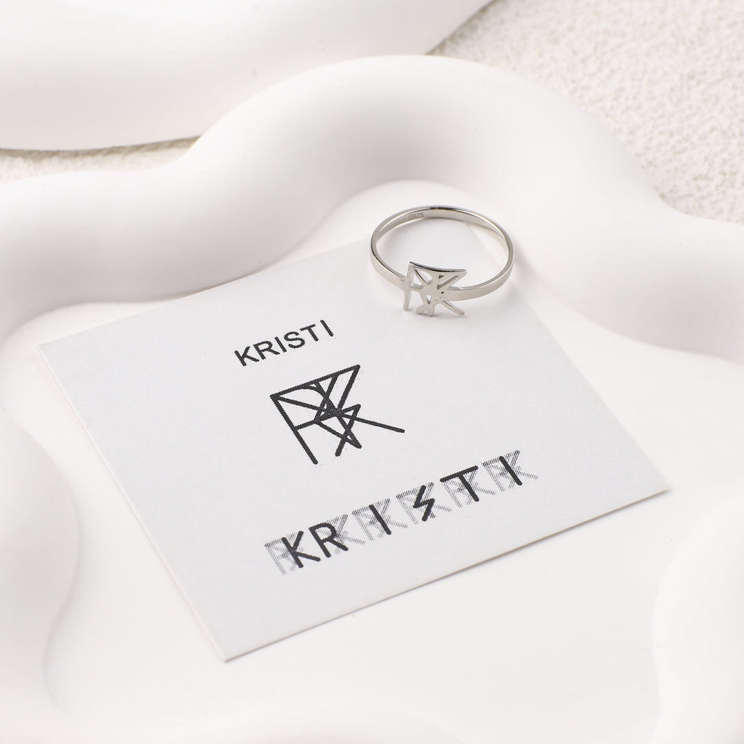 Bague à monogramme avec prénom