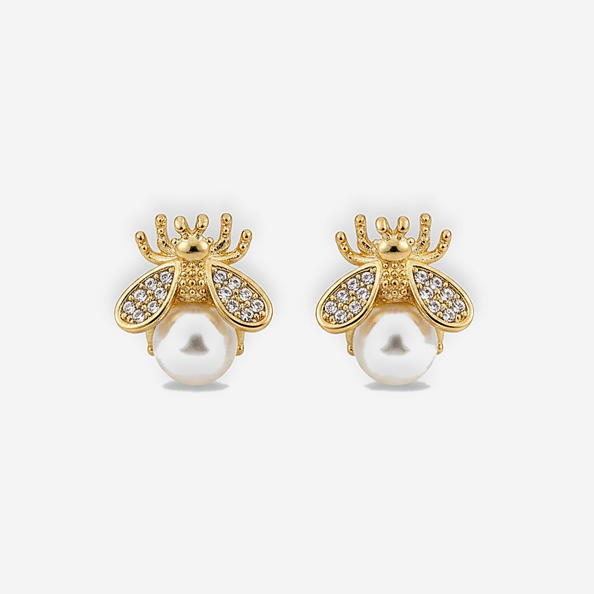 Marisole Pearl Stud Earrings