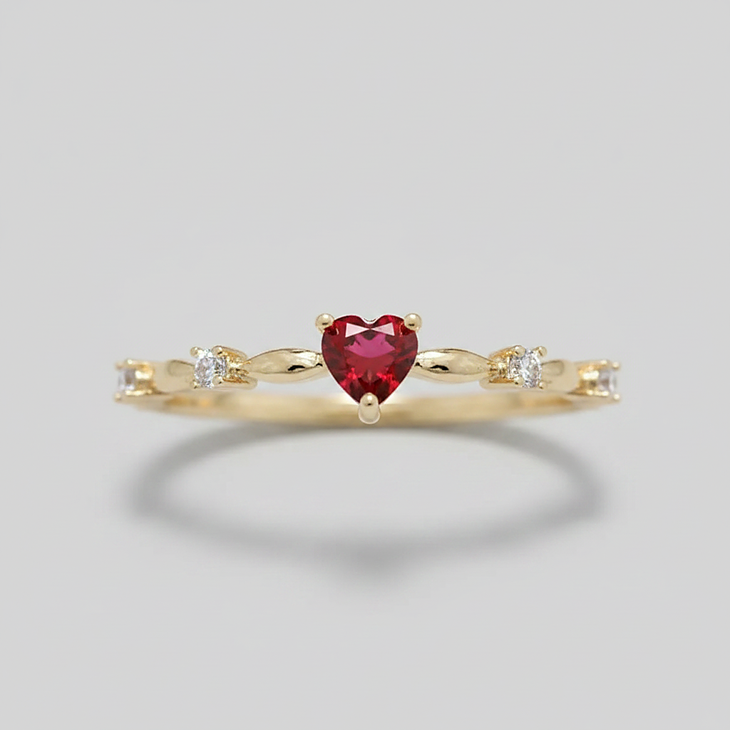 Anello Sabine con rubino