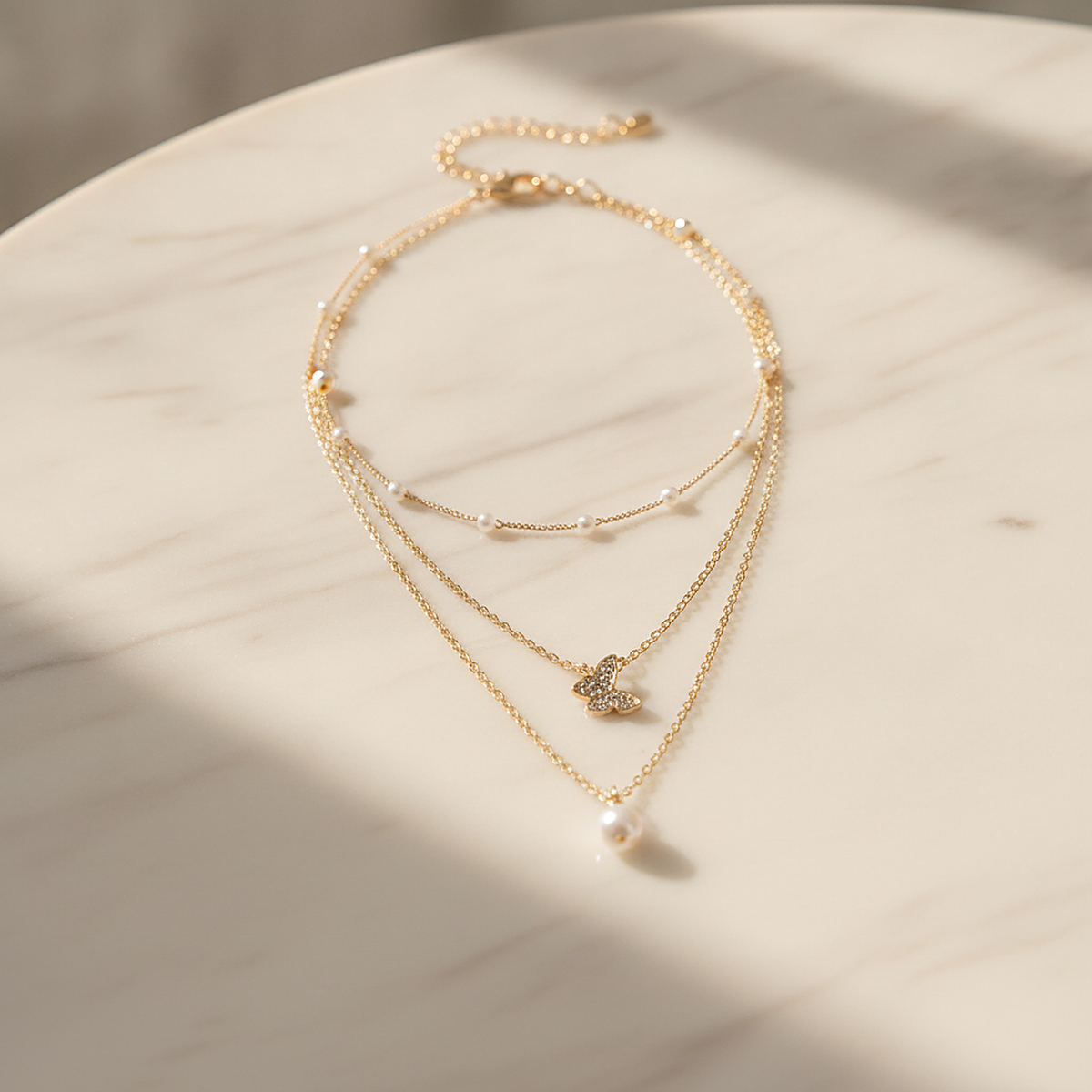 Jolie Pearl Necklace