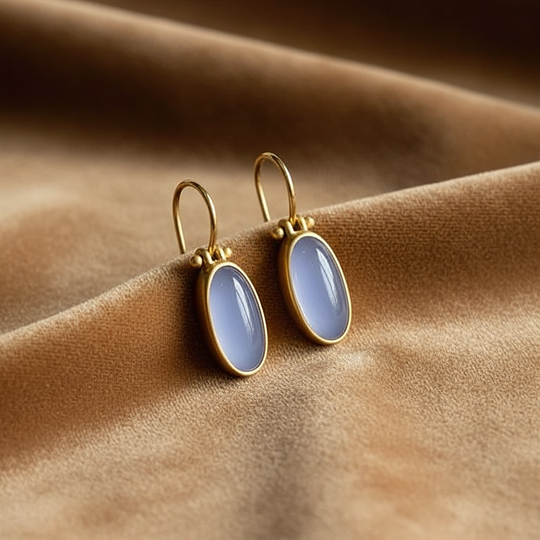 Pendientes Quilla de piedra lunar