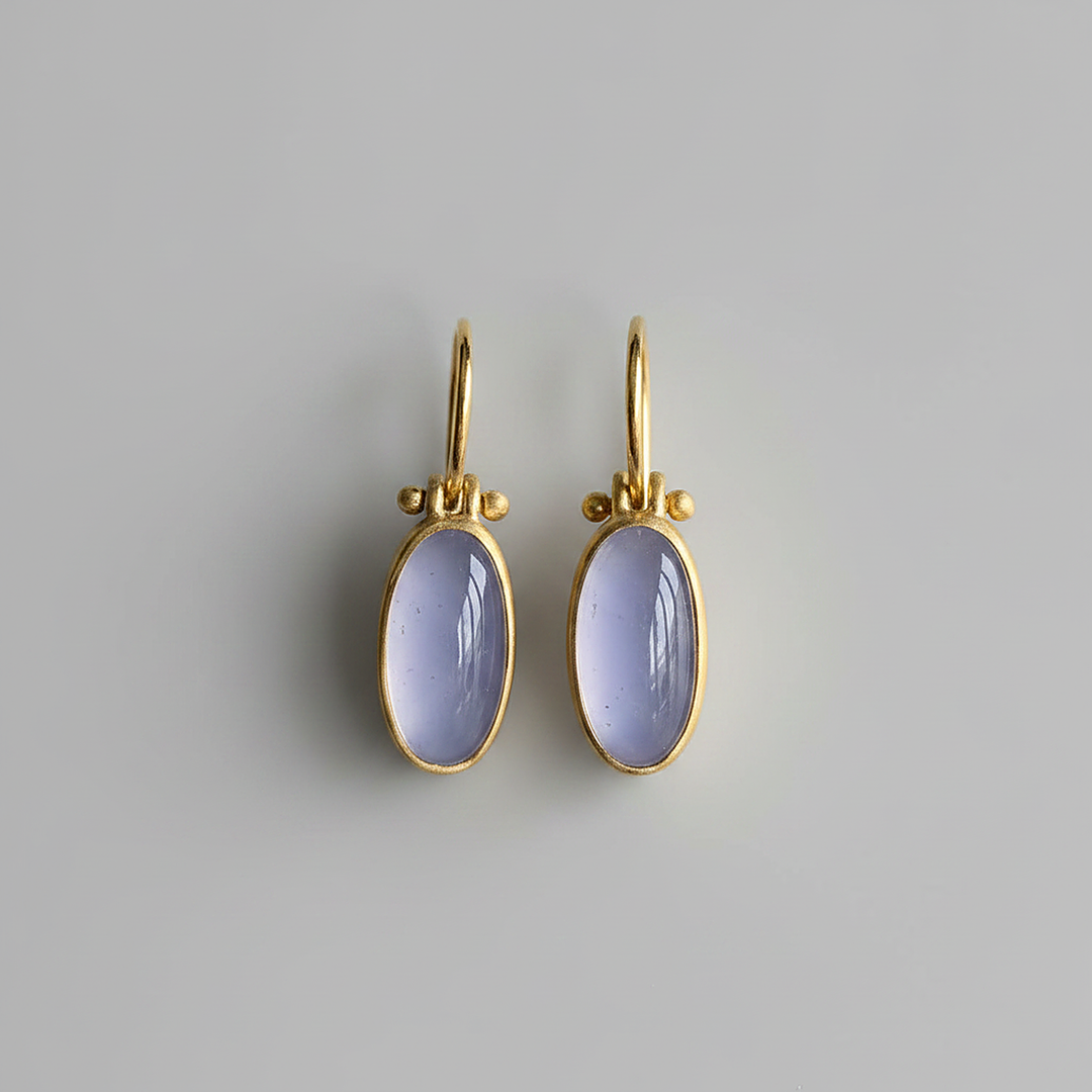 Pendientes Quilla de piedra lunar