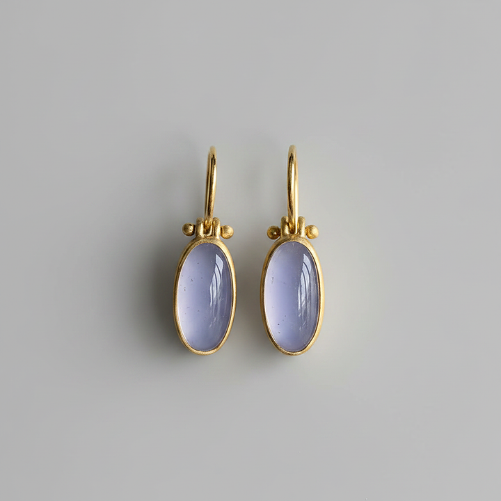 Pendientes Quilla de piedra lunar