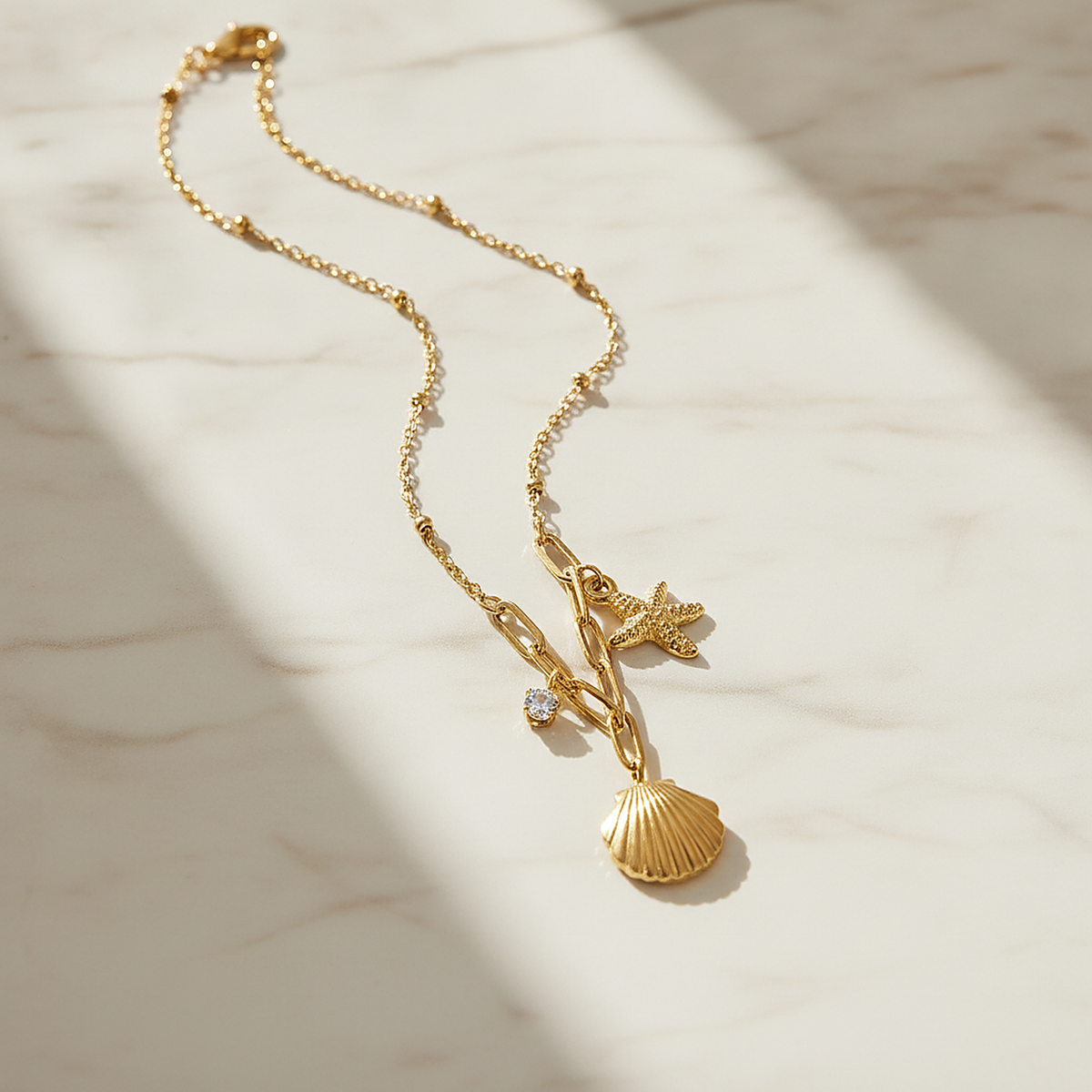 Collier doré Sidonie
