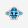 Anillo de cristal Halcyon