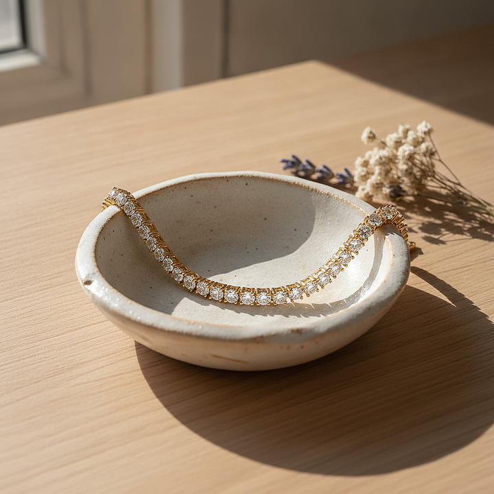 Bracelet Rosalie en moissanite
