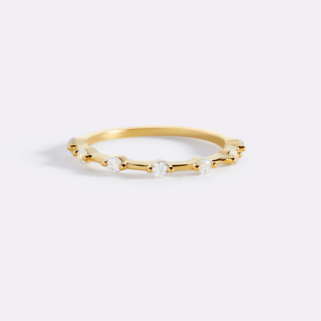 Ultra Thin Floating Eternity Ring