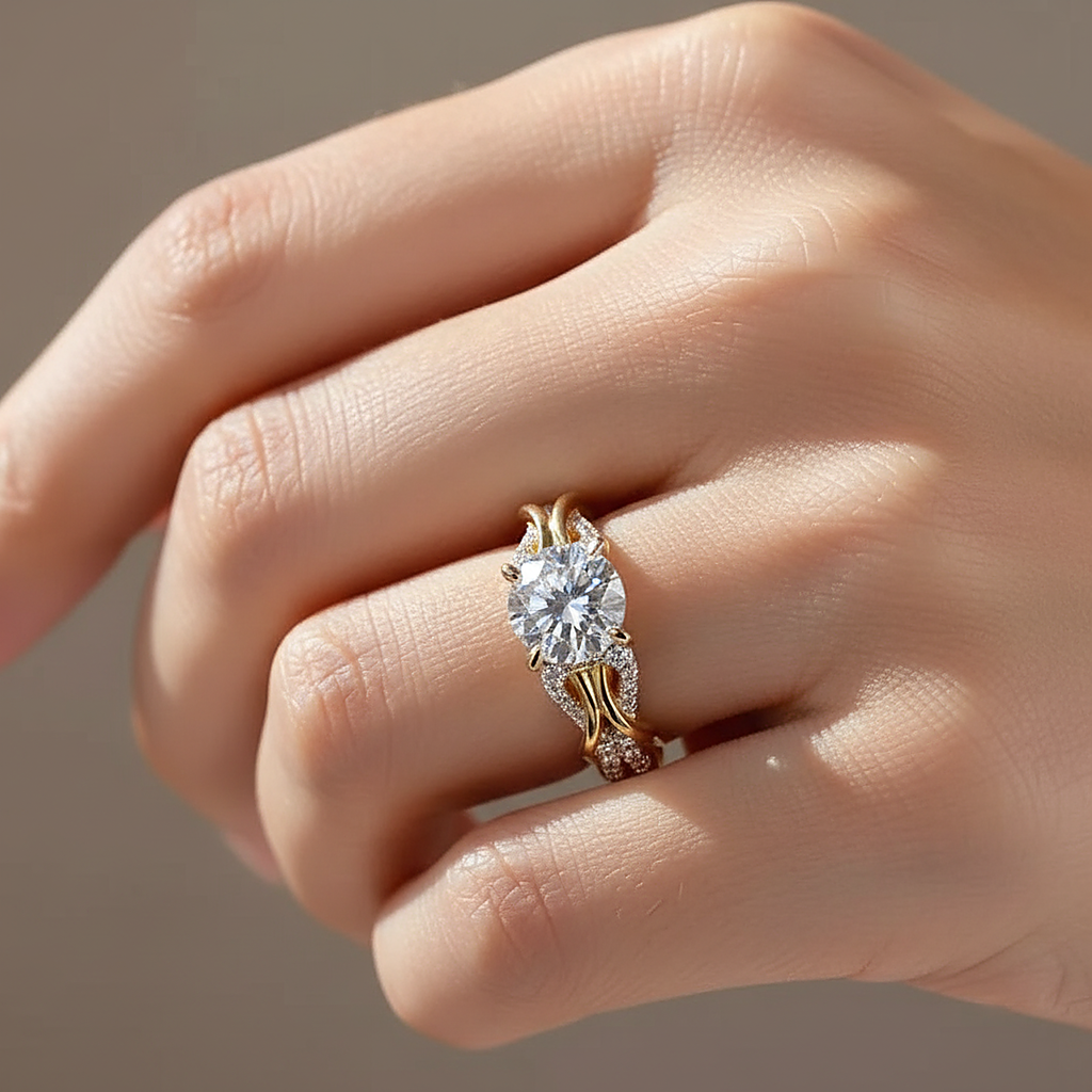 Bague Delphine en cristal