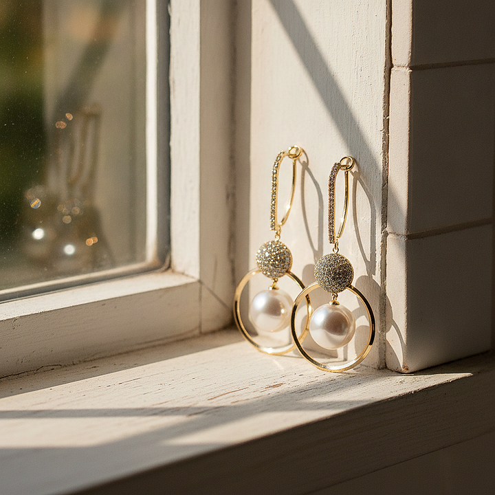 Maelys Pearl Earrings