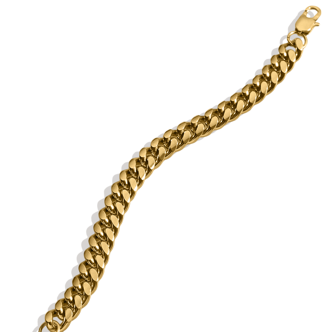 Pulsera de cadena cubana de 6 mm