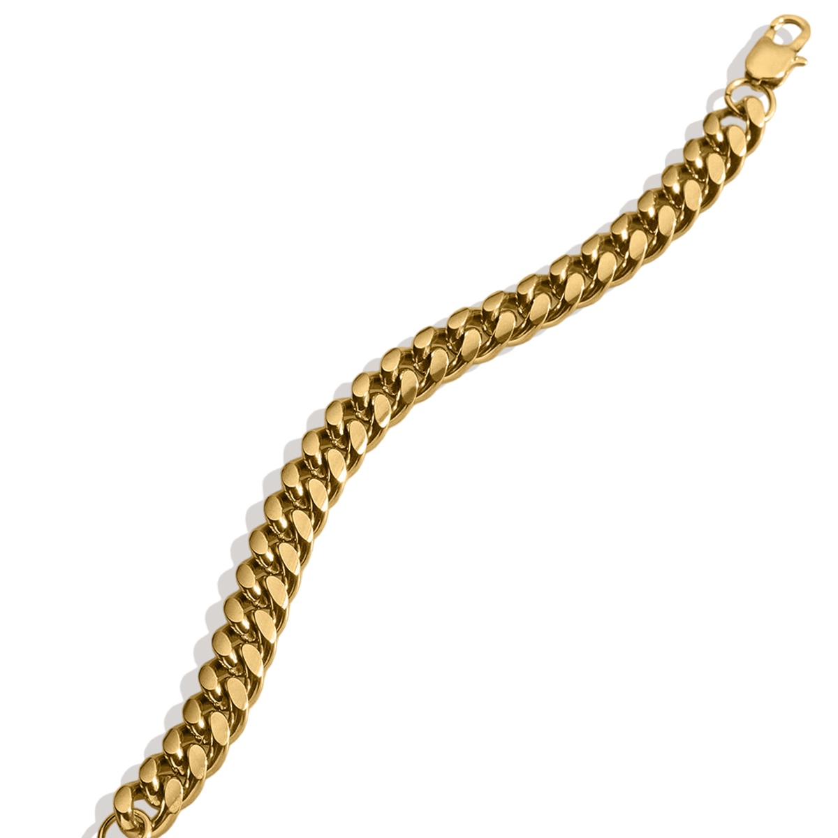 Bransoletka z kubańskim łańcuszkiem 6mm