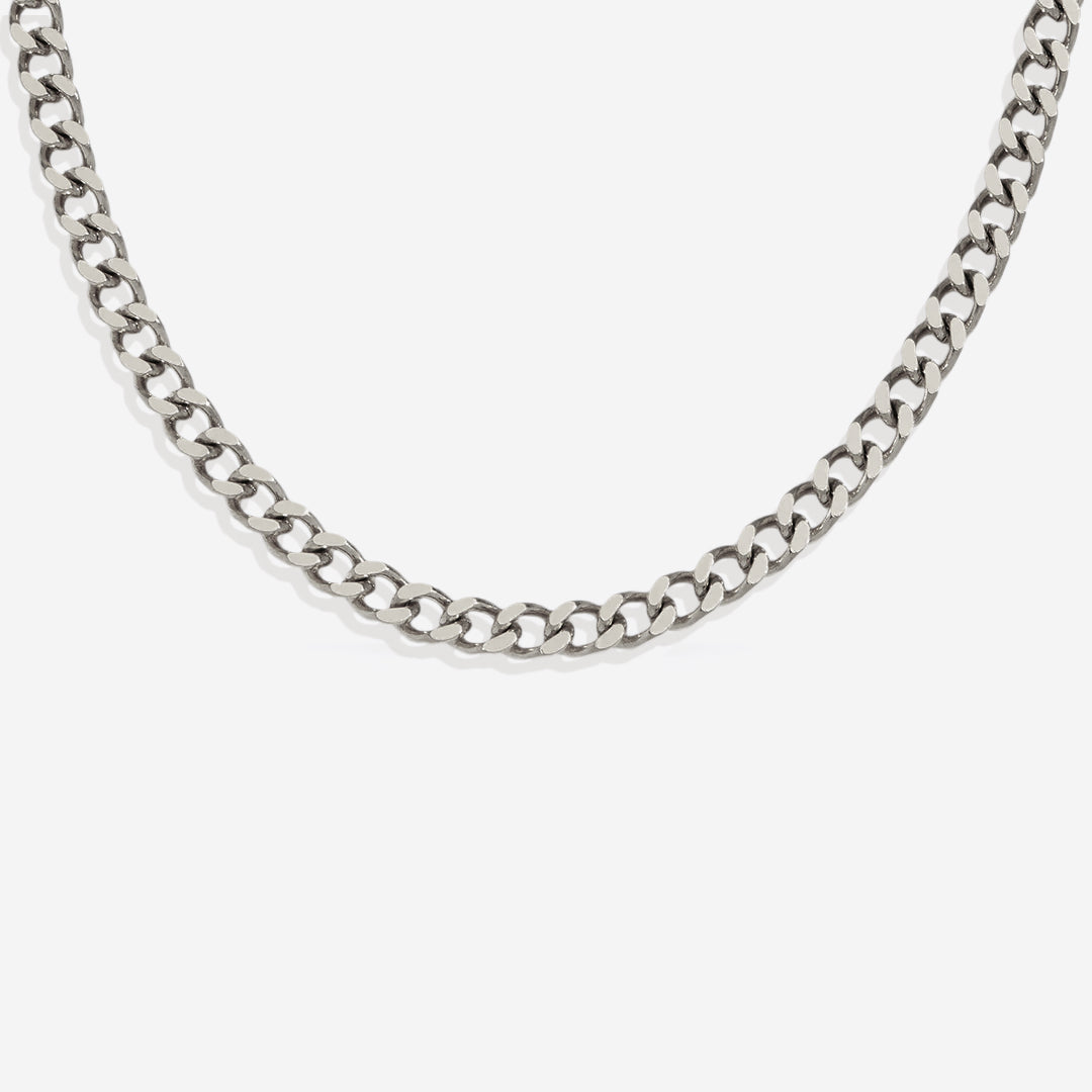 Collana con catena cubana da 6mm